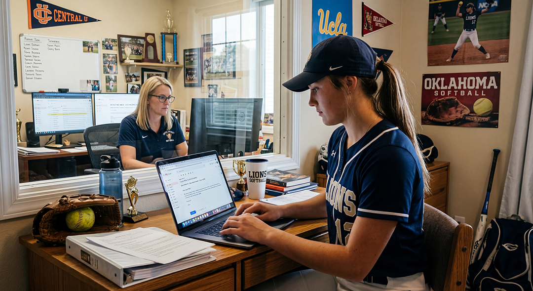 The follow-up system for college softball recruiting.