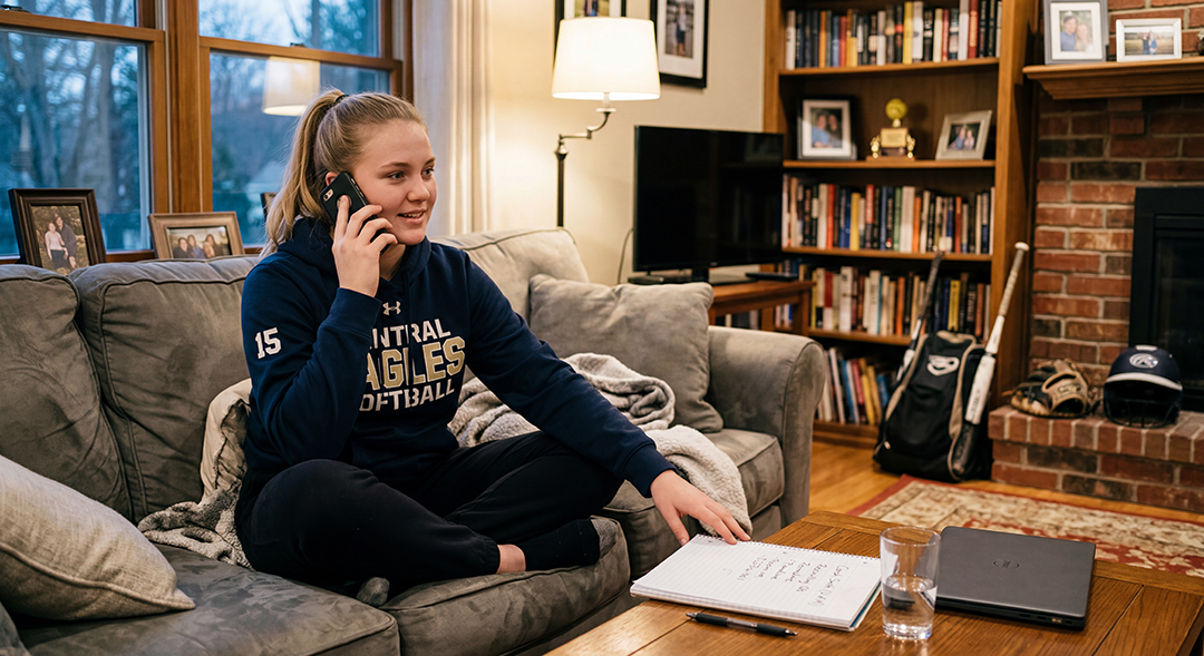 Preparing for your first phone call with a college softball coach.
